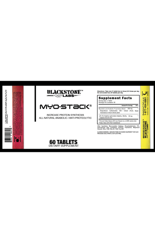 Blackstone Labs Myo-Stack 60 Tablet. 3548
