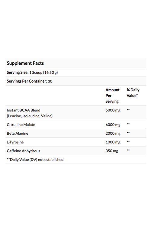 Animal Fury BCAA+Citrulin Malate+Beta Alanin Powerful Pre-Workout Formul 30 SERVİS.Usa Version.3861