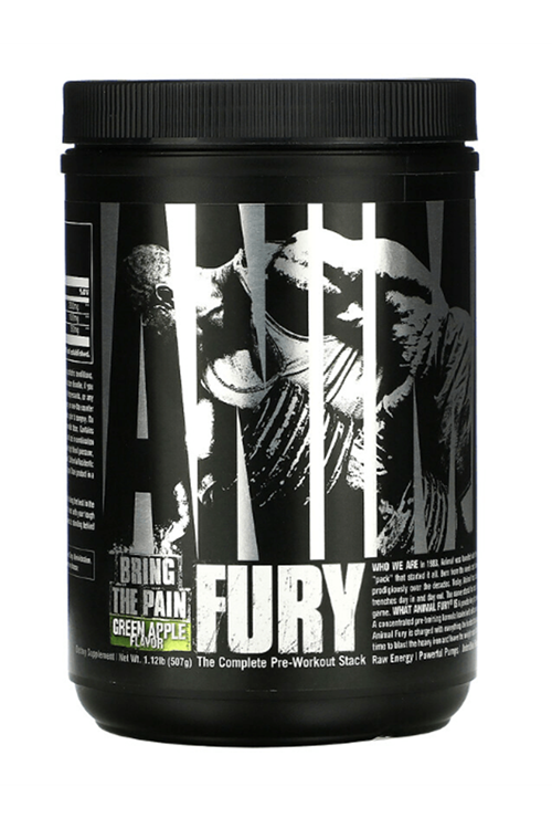 Animal Fury BCAA+Citrulin Malate+Beta Alanin Powerful Pre-Workout Formul 30 SERVİS.Usa Version.3861