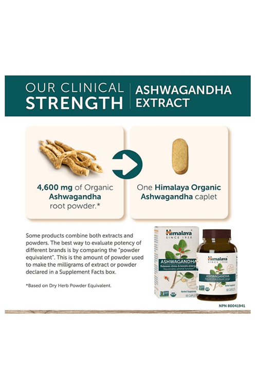 Himalaya Organıc  Aşvaganda 670mg  60 Tablet.Abd Menşei.4148