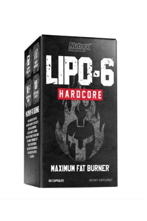 Nutrex Lipo-6 Hardcore MAXIMUM FAT BURNER 60 Capsul.ABD Version.38.