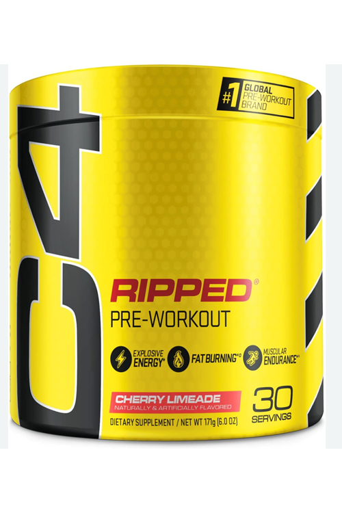 Cellucor C4 Ripped Pre Workout & Thermogenic Explosive Energy and Cutting Formul 30 Servis.EU Değil..Usa İçeriktir.3645