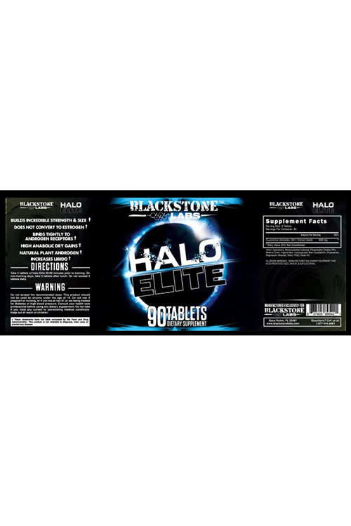 Blackstone HALO ELITE (Fitoandrojen) 90 Tablet.Made ın Usa 4046