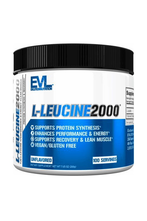 EVL Nutrition L-Leucine 2000 , 100 Servings Unflavored  USA.36.