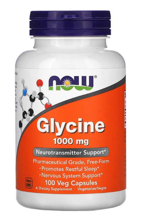 Now Foods Glycine 1000 mg  100 Veg Capsul. MADE IN USA 38.
