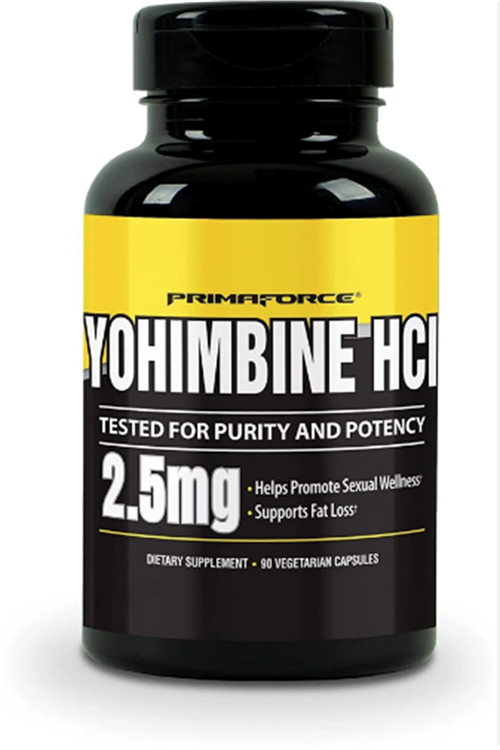 Primaforce Yohimbine HCl  2.5 mg  90 Vegetarian Capsules. USA Version 3929