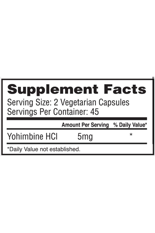 Primaforce Yohimbine HCl  2.5 mg  90 Vegetarian Capsules. USA Version 3929
