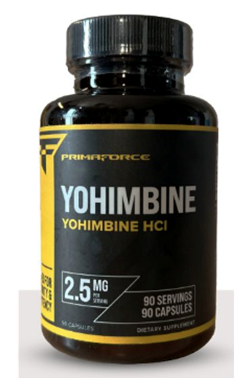 Primaforce Yohimbine HCl  2.5 mg  90 Vegetarian Capsules. USA Version 3929