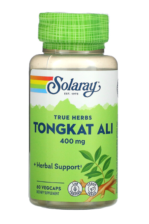 SOLARAY Tongkat Ali LongJack 400mg 60 Veg Capsul. USA Version.36.