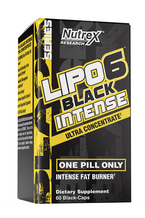 Nutrex LIPO-6 Black Intense, Ultra Concentrate, 60 Black-Capsul.USA MENŞEİ.3839