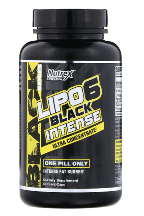 Nutrex LIPO-6 Black Intense, Ultra Concentrate, 60 Black-Capsul.USA MENŞEİ.3839