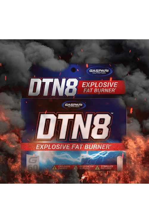 GASPARI DTN8, Explosive Fat Burner, Stress Support and Laser Mental Focus, 60 Capsul. Usa Version.4073