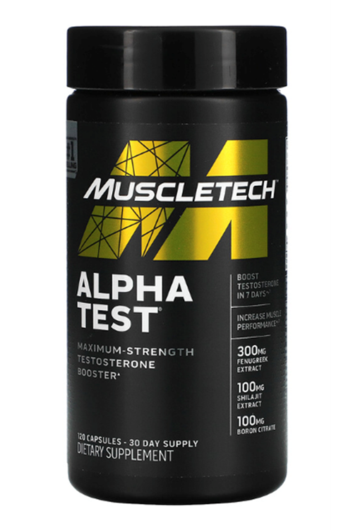 Muscletech Alpha Test  Test Booster for Men  120 Capsul.Abd Menşei.4038