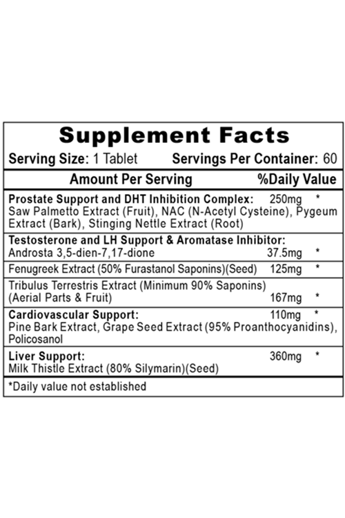 Hi-Tech Pharmaceuticals Arimiplex PCT TESTO BOOSTER 60 Tablet.48.