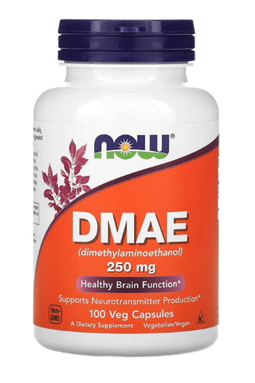 NOW Foods DMAE  250 mg  100 Veg Capsul.USA Menşei.3830