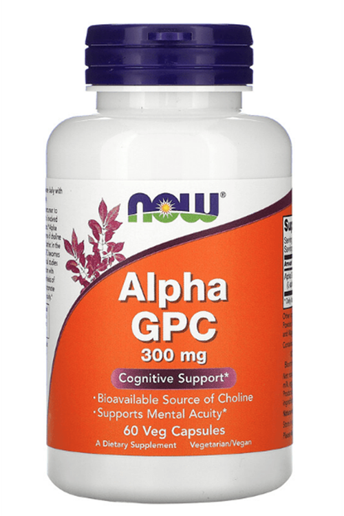 NOW FOODS Alpha GPC   300mg  60 Veg Capsul. Abd Menşei.4154
