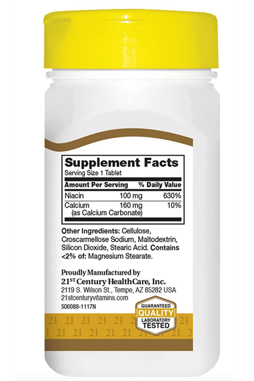 21st  Century  Niacin  100mg  110 Tablet.Usa Menşei.22.