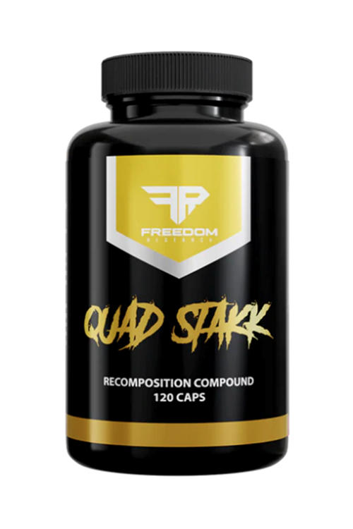 Freedom Research  QUADSTAKK  MİX  SR 9009 - RAD 140 - S 4 - GW 501516  120 Capsul.Made ın Usa 4055