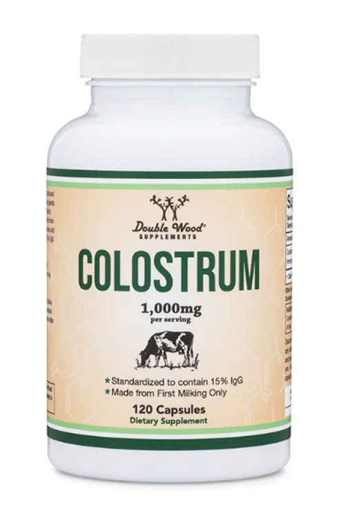 Double Wood Colostrum  120 Capsules 1,000mg per Serving (Bovine Colostrum) ABD MENŞEİ.4140