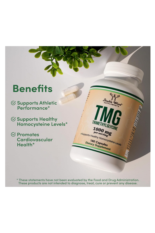 Double Wood TMG Trimethylglycine 1000mg  180 Capsul. 38.