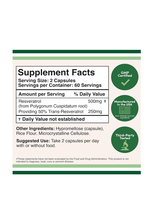 Double Wood Resveratrol 500mg 120 Capsul.ABD MENŞEİ.39.