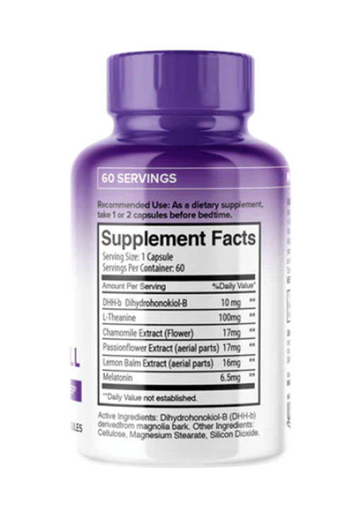 MaxLife Naturals Night Chill - Day Chill DHH-B 10mg Night Time Natural Anxiety & Stress Support 60 Capsul.Made ın Usa 3838