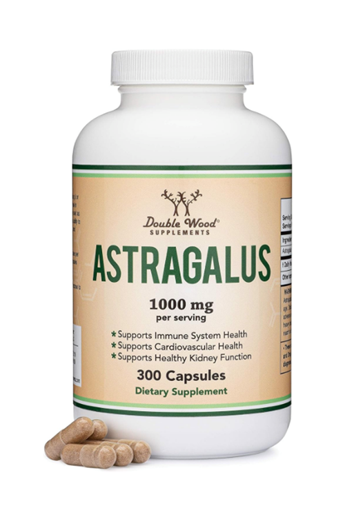 Double Wood Supplements Immune Boosting Astragalus 1000mg 300 Capsules 3940