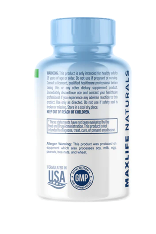 MaxLife Naturals ProHeal+  BPC-157 and TB500 TB4 Thymosin-B4 Fragment 60 Capsul.Made ın Usa 107.