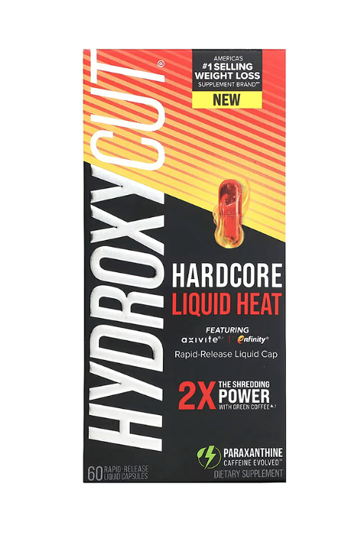 Hydroxycut  Hardcore Liquid Heat , 60 Rapid-Release Likit Capsul.Usa Menşei.65.
