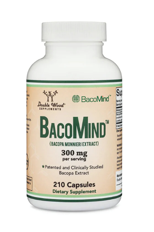Double Wood Bacomind Bacopa Extract 300mg 210 Capsul.4042