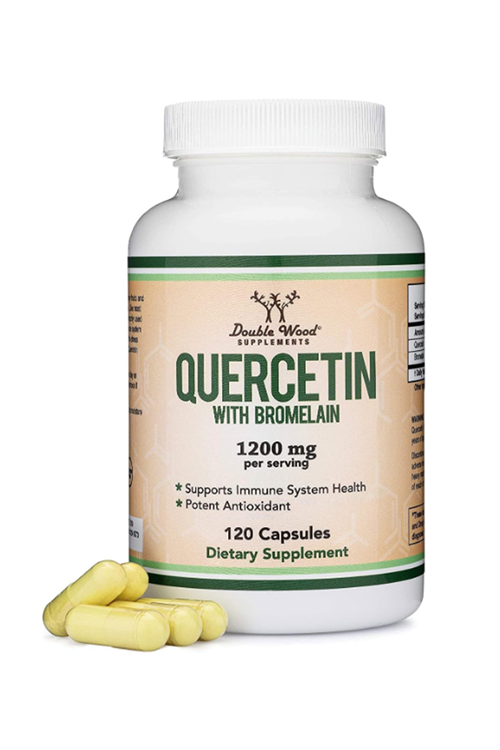 Double Wood Quercetin with Bromelain 1,200mg 120 Capsul.Usa 39.