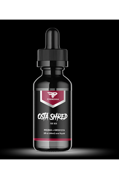 Freedom Research  OSTA SHRED –MİX  MK 2866 + GW 501516  Cuting Combo 60ml 15mg.Made ın Usa 52.