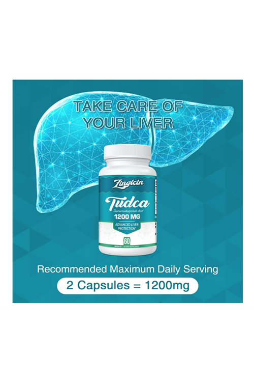 Zingicin TUDCA Supplement 1200mg - 60 Veggie Capsules. Made ın Usa 48.