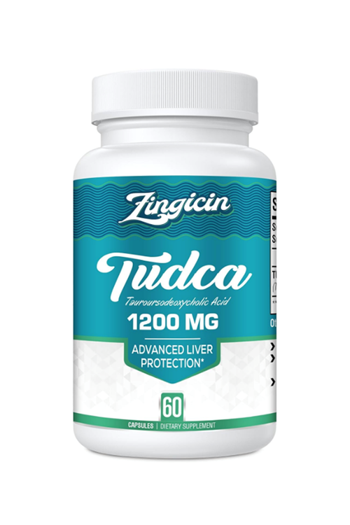Zingicin TUDCA Supplement 1200mg - 60 Veggie Capsules. Made ın Usa 48.