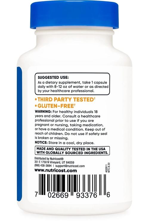Nutricost Tudca 250mg, 30 Capsul. Usa Version.4038.
