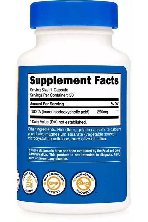 Nutricost Tudca 250mg, 30 Capsul. Usa Version.4038.