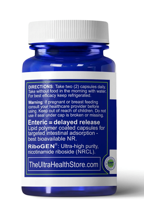 UltraHealth Best Value Nicotinamide Riboside (NR) 300mg, 60 Capsul New Enteric Capsules, Liposomal Coated NAD  NMN alternative.Usa Amazon 3957