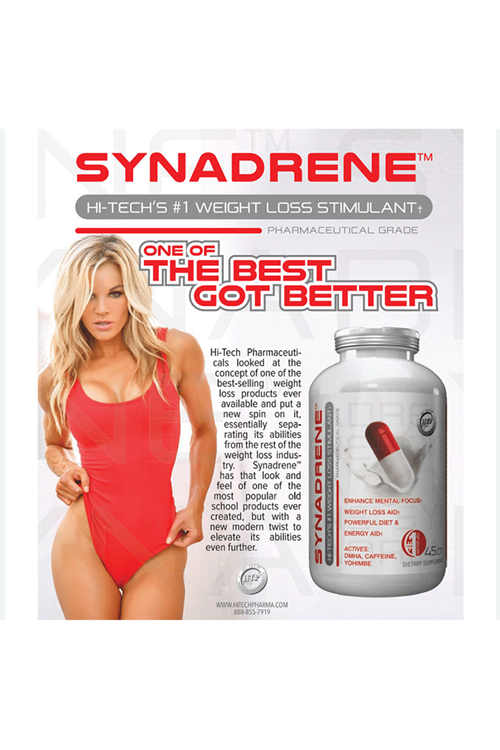 Hi-Tech Pharmaceuticals Synadrene 2-DMHA-THERMOGENİC FAT BURNER 45 Capsul.3945