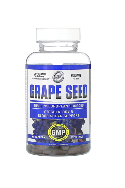 Hi Tech Pharmaceuticals, Grape Seed, 200 mg, 90 Tablets. Usa Menşei.3836