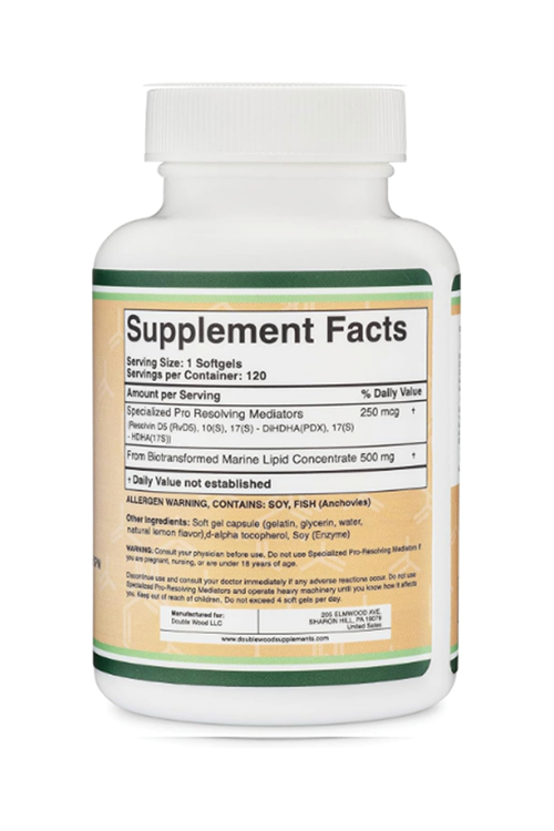 Double Wood SPM  500mg 120 Softgels. Usa Menşei.3857