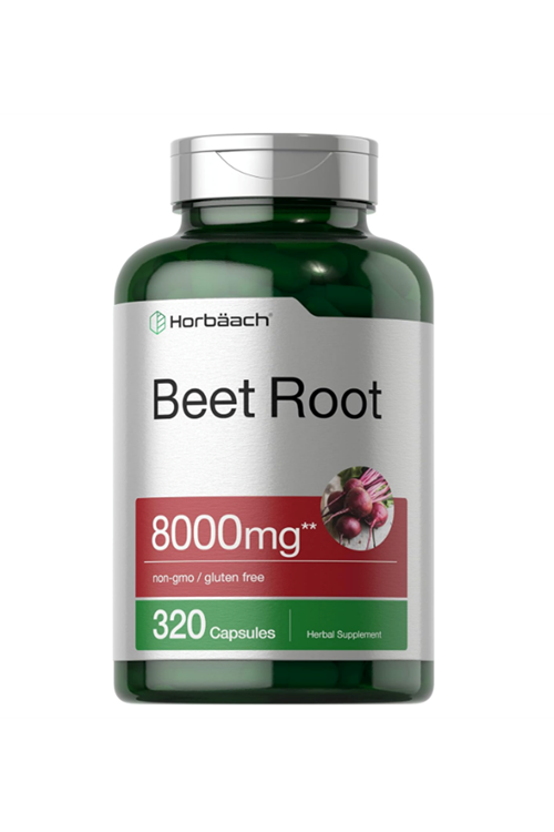 Horbach Beet Root Powder 8000mg  320 Capsul. Usa Menşei.4047.