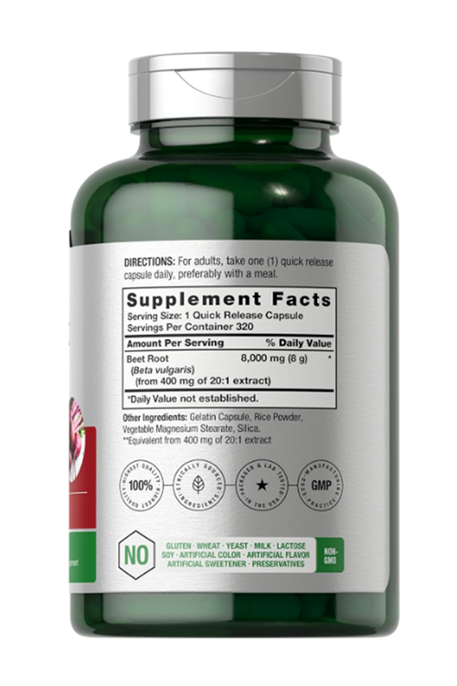 Horbach Beet Root Powder 8000mg  320 Capsul. Usa Menşei.47.