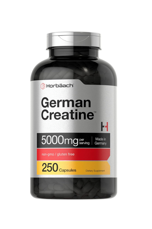 Horbach German Creatine Monohydrate 5000mg  250 Capsul. Usa Menşei.4057