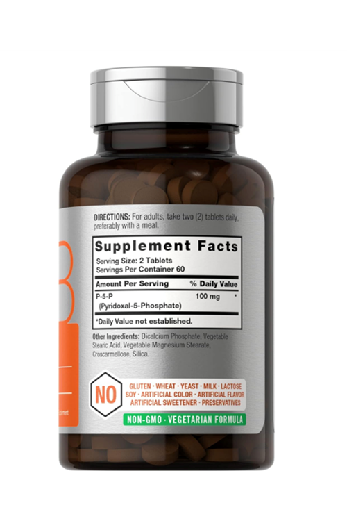 Horbach P-5-P Vitamin B6 100mg  120 Tablet.Abd Menşei.4036