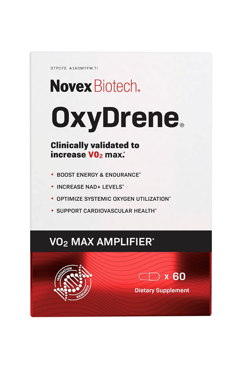 Novex Biotech Oxydrene NAD+ E.nhancer - Natural Supplement Promoting Metabolism and Cardiovascular Support for Men and Women - (60 Capsules)