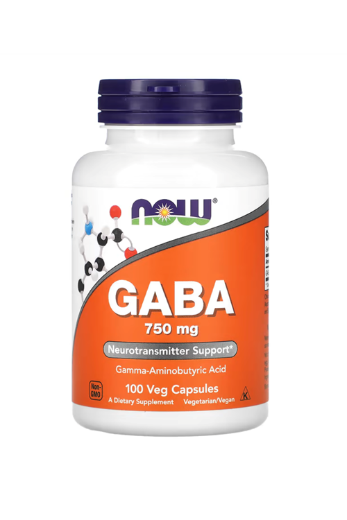 NOW Sport GA.BA  750mg  100  Veg Capsul ABD Menşei.