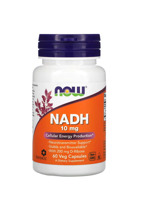 NOW  NADH 10mg  60 Veg Capsul.Orıjınal Amerikan.