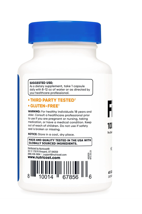 Nutricost Fisetin 100mg  60 Capsul. Abd Menşei.4143