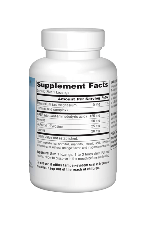 Source Naturals, GABA Calm, Orange, 120 Lozenges. USA Menşei.46.