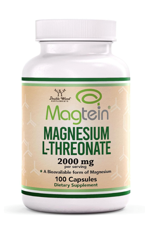 Double Wood  Magnesium L-Threonate (Magtein) 2000mg 100 Kapsul. ABD MENŞEİ.4142
